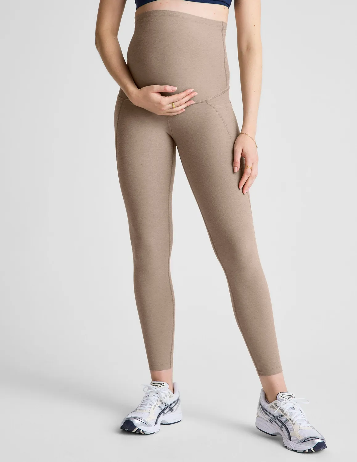Beyond Yoga Spacedye Love the Bump Pocket Midi leggings beige