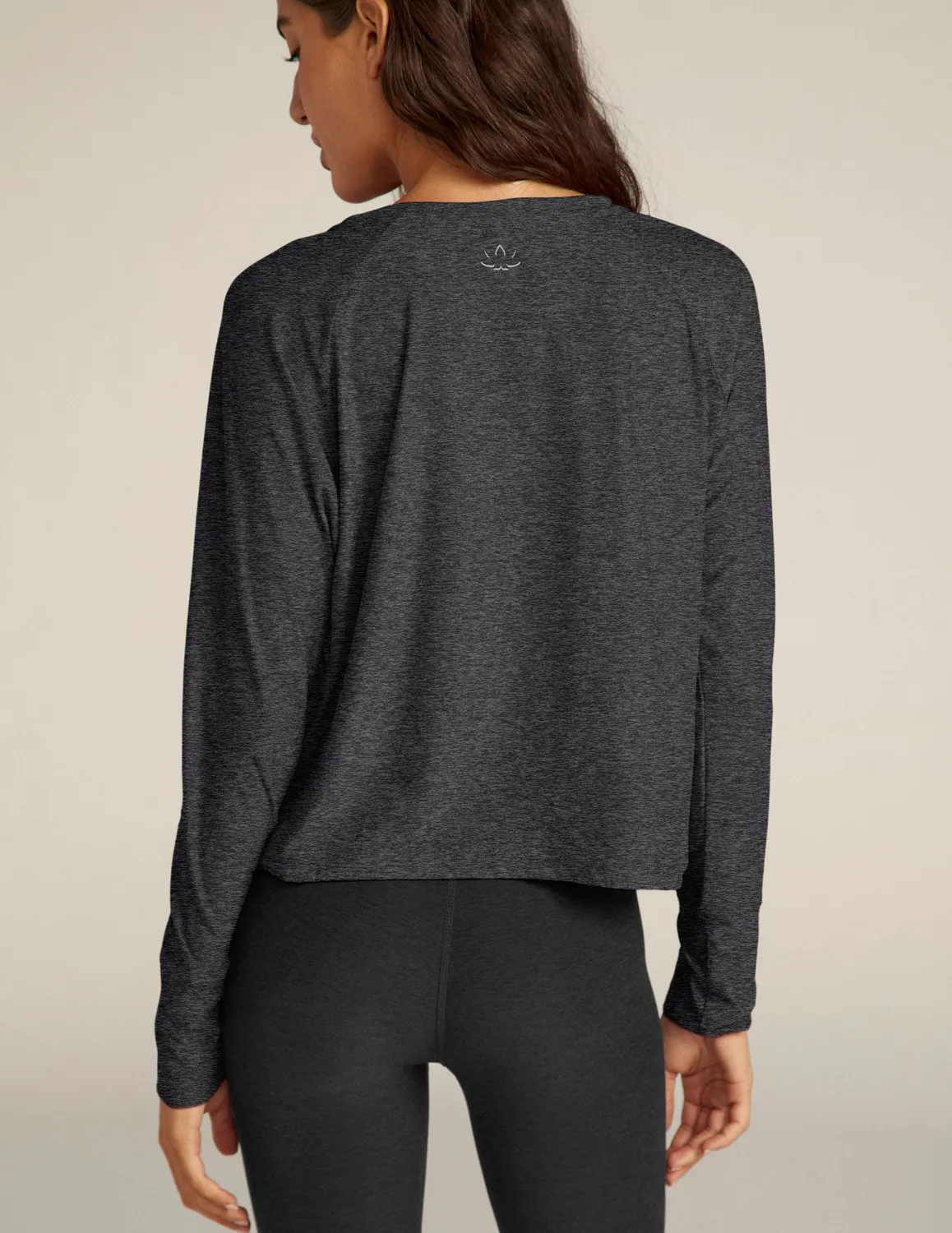 Beyond Yoga Featherweight Daydreamer Pullover tröja Black Charcoal