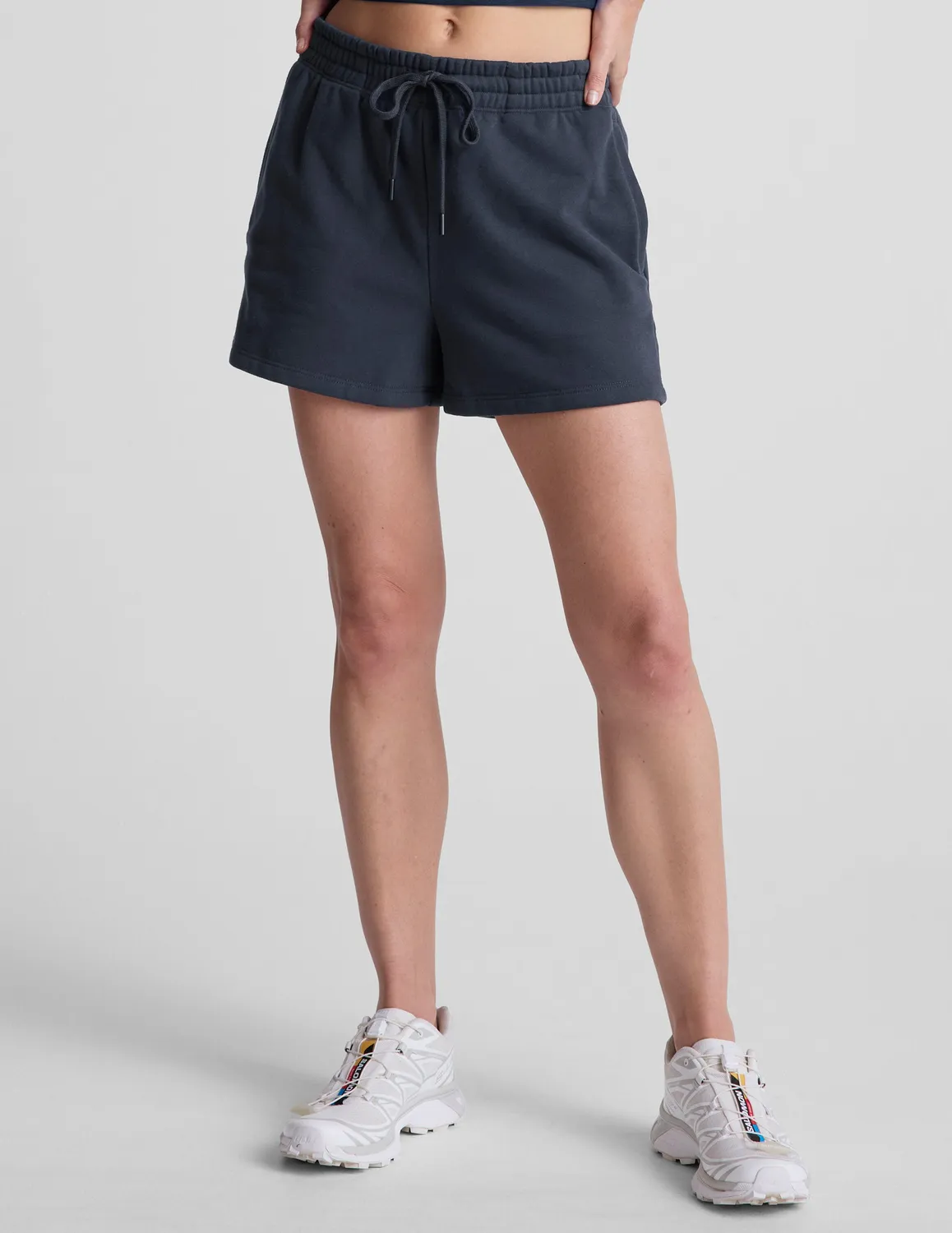 Beyond Yoga LuxeFleece Sweat Short mjukisshorts Nocturnal Navy