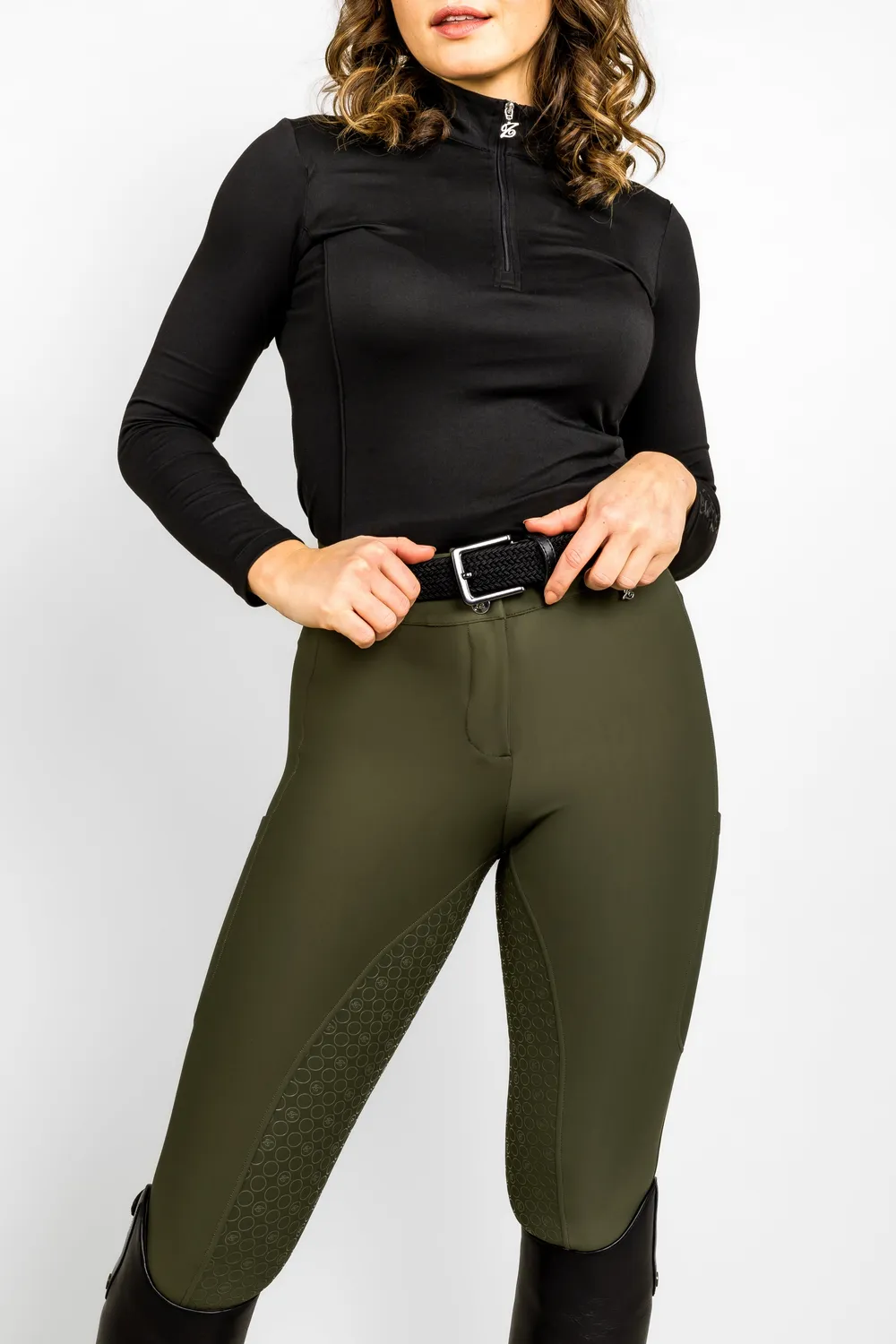 ZacZess Bombay Soft ridbyxor oliv med mobilfickor stretch