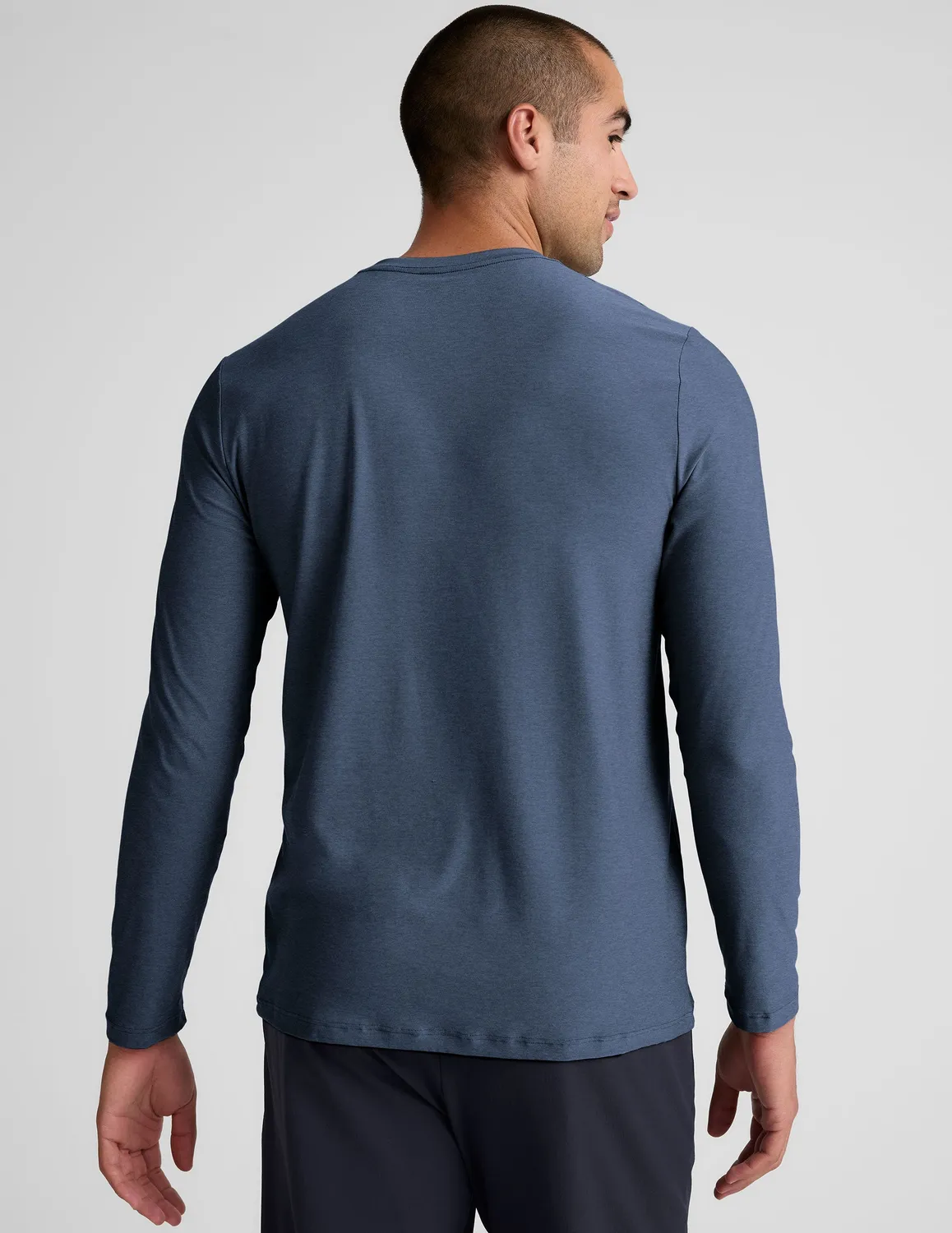 Beyond Yoga Always Beyond Long Sleeve Crew 2.0 tröja Ocean Indigo