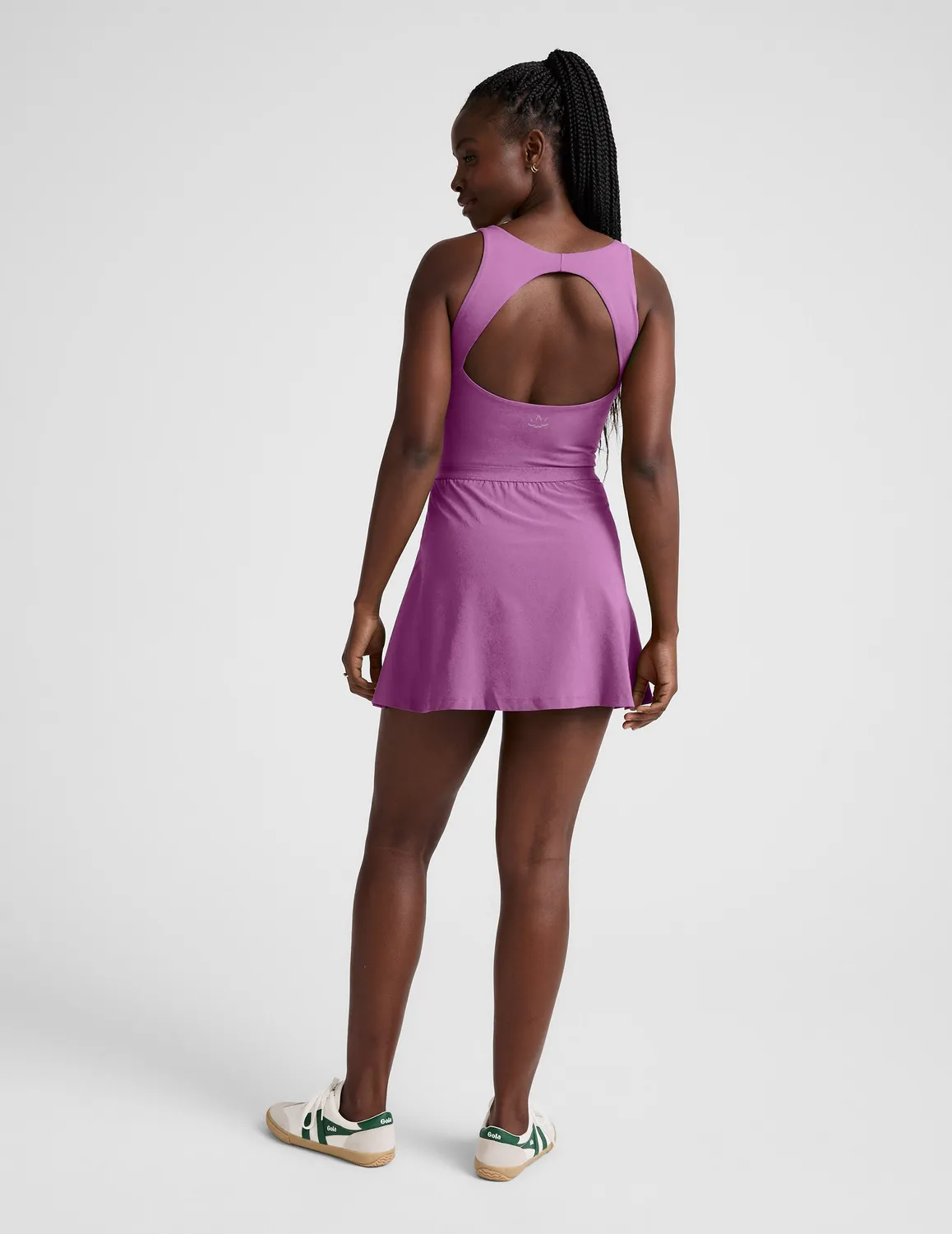 Beyond Yoga Score Pleated Dress klänning Fun Fuchsia veckad