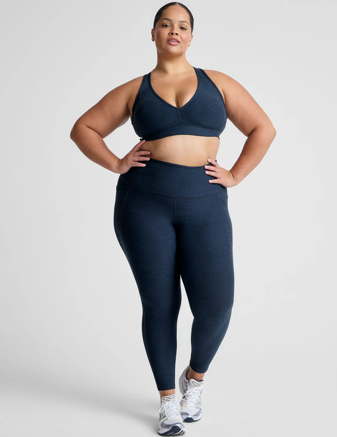 Beyond Yoga Spacedye Lift Your Spirits Bra sportbh Nocturnal Navy