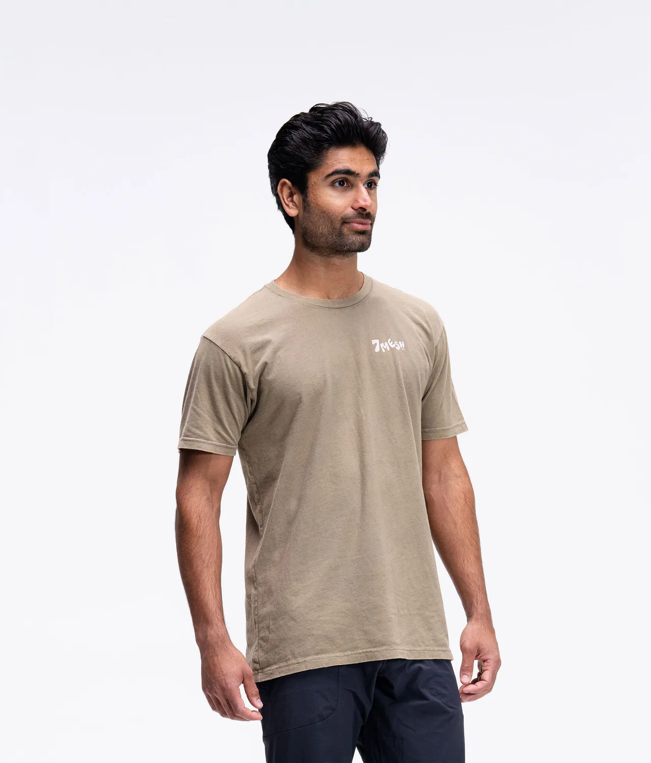 7MESH Podium t-shirt unisex Thyme vardagstopp