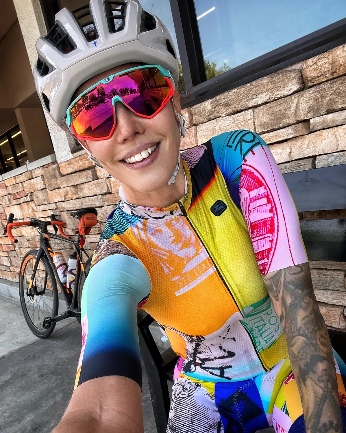 Giordana La Posta FR-C Pro Kit cykelset dam flerfärgad racefit