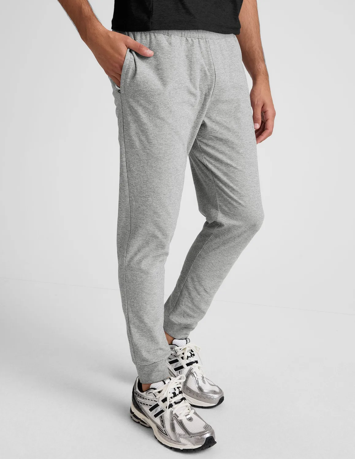 Beyond Yoga Spacedye Freefit joggerbyxor silver mist slim fit