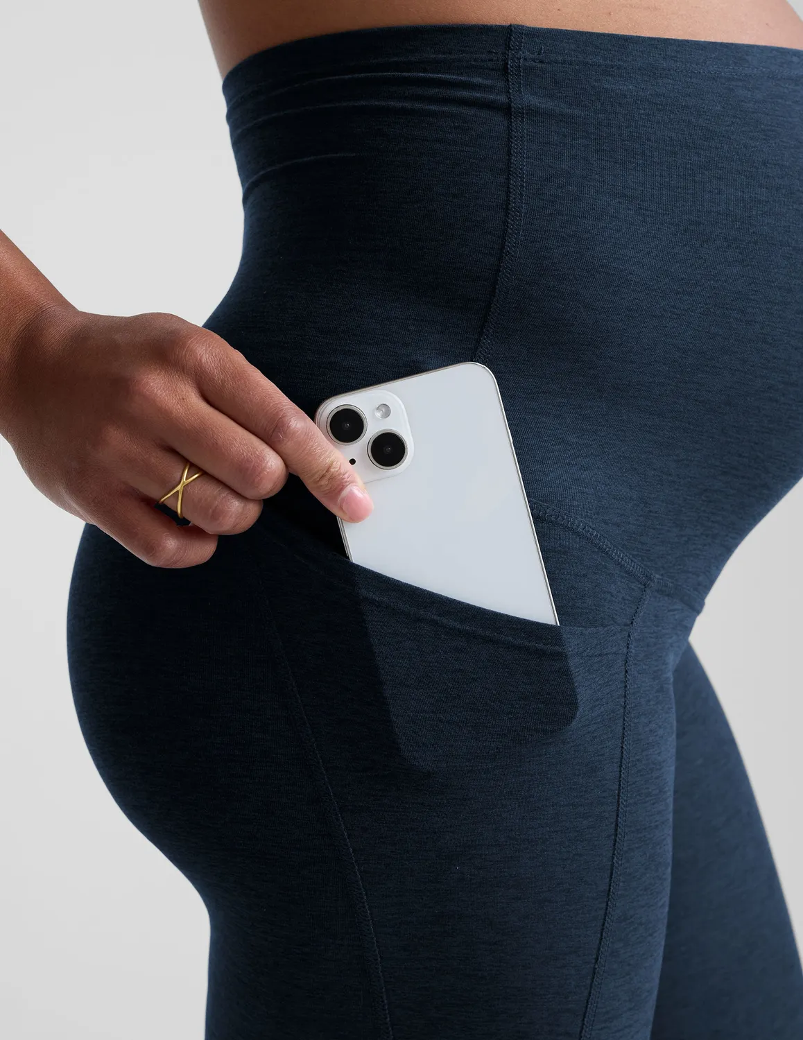 Beyond Yoga Spacedye Love the Bump mammaleggings navy fickor
