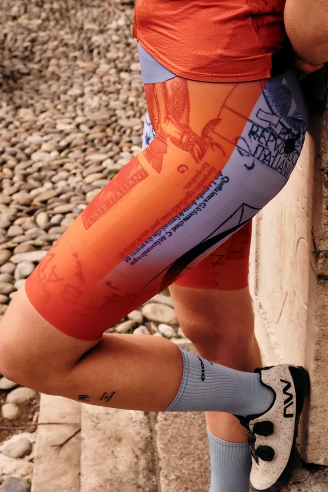 Giordana La Posta Urto Bib Short cykelbyxor brun dam