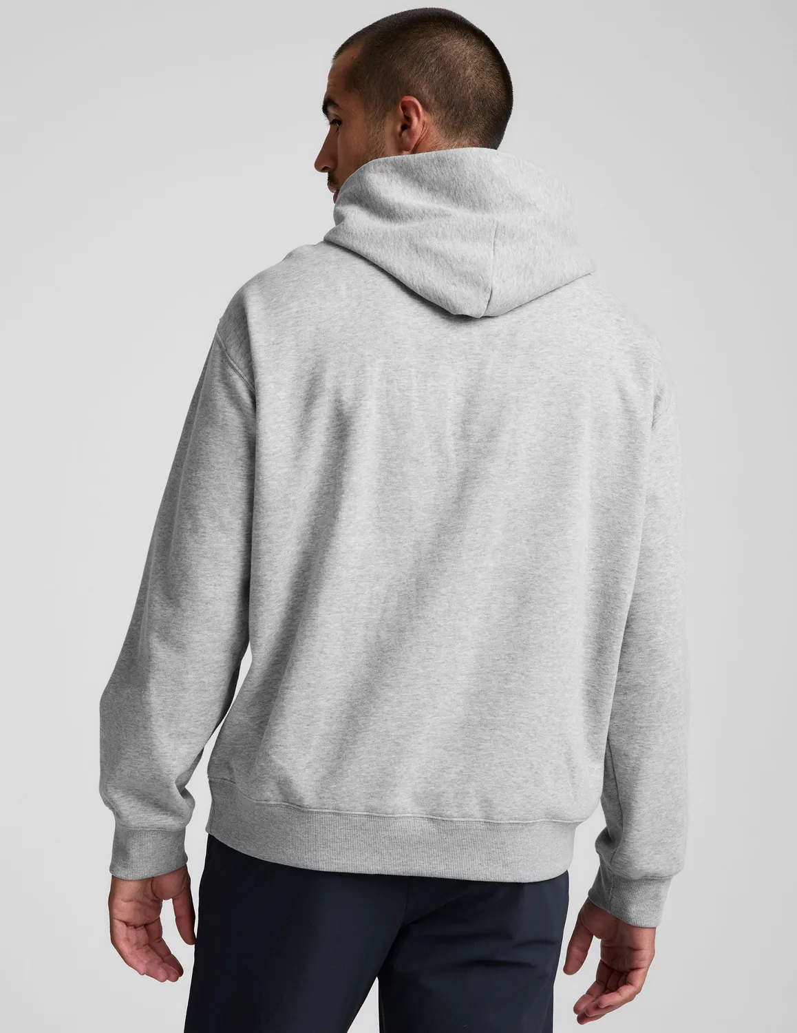 Beyond Yoga LuxeFleece Classic hoodie light heather gray