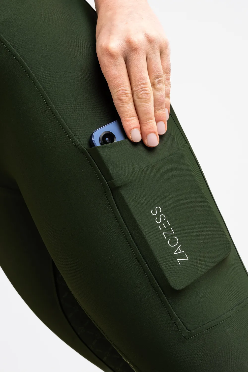 ZacZess Ohio ridleggings emerald full grip hög midja