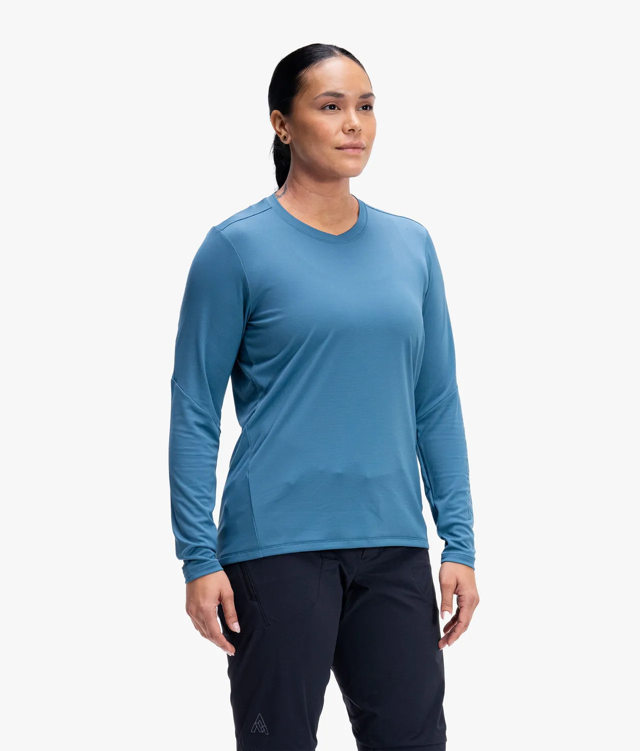 7MESH Roam Long Sleeve cykeltröja dam Lake Blue