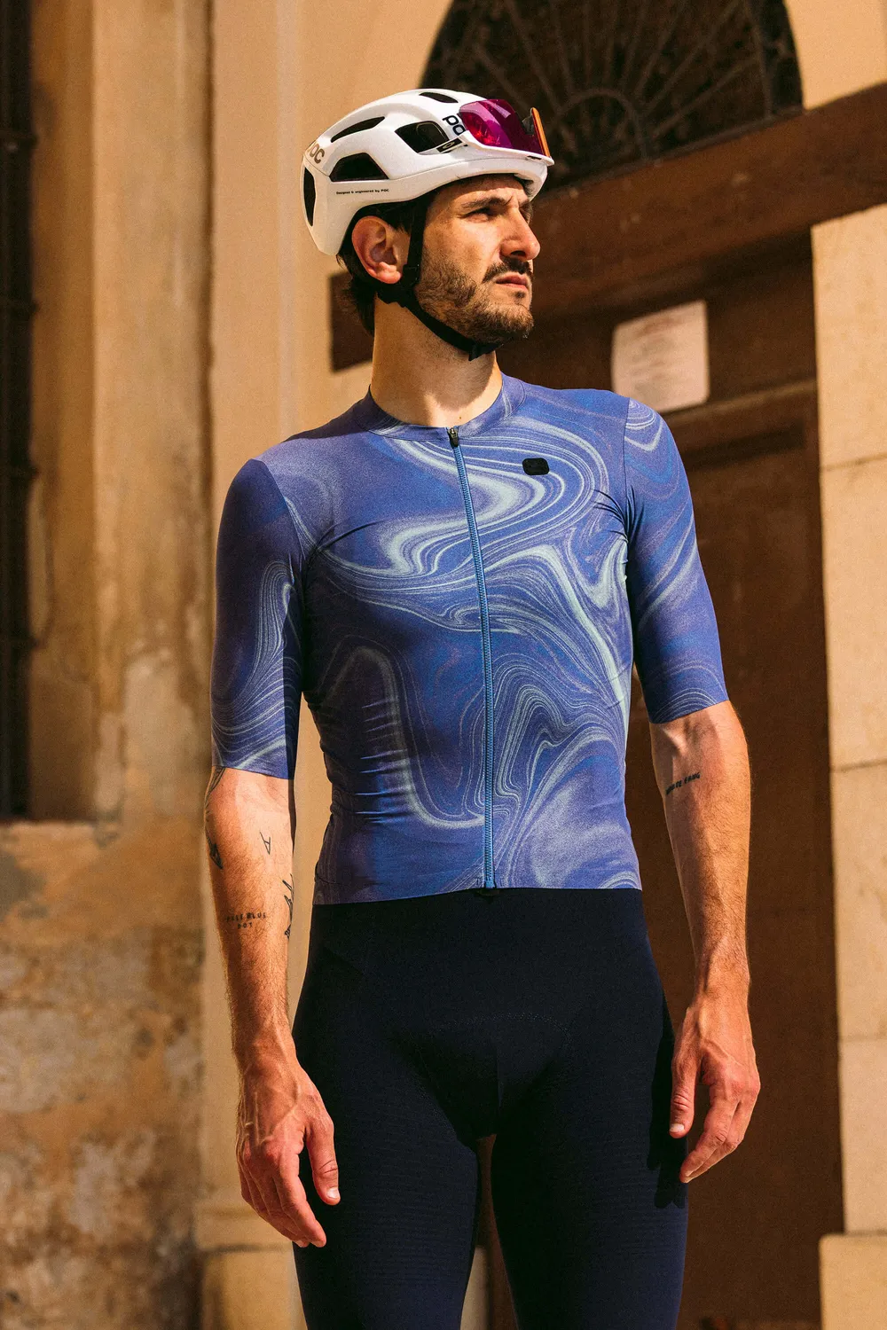 Giordana NX-G Air kortärmad cykeltröja ocean blue lätt
