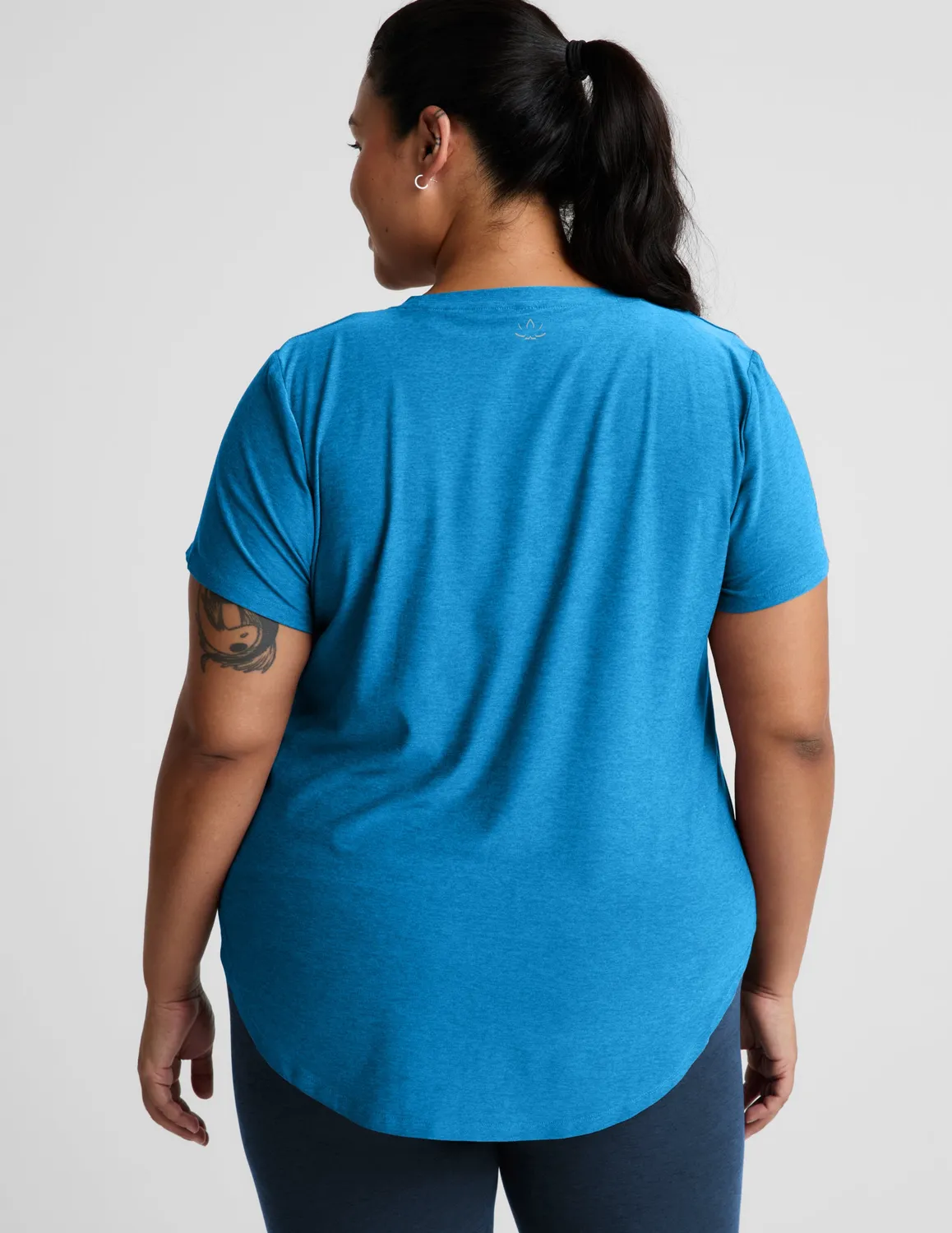Beyond Yoga Featherweight On The Down Low t-shirt Malibu Lagoon lös