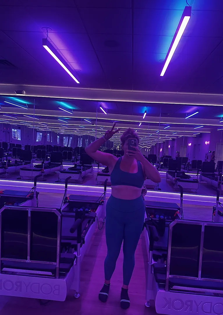 Beyond Yoga Spacedye Good Day Cropped Tank träningslinne Cloud White