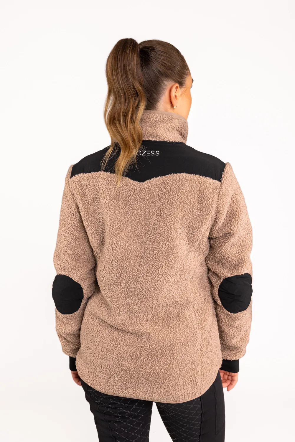 ZacZess Ascot Pile Jacket piletröja beige vindstoppande