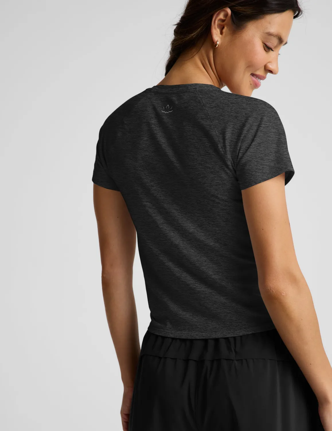 Beyond Yoga Breezeweight Active Short Sleeve Tee t-shirt Black luftig