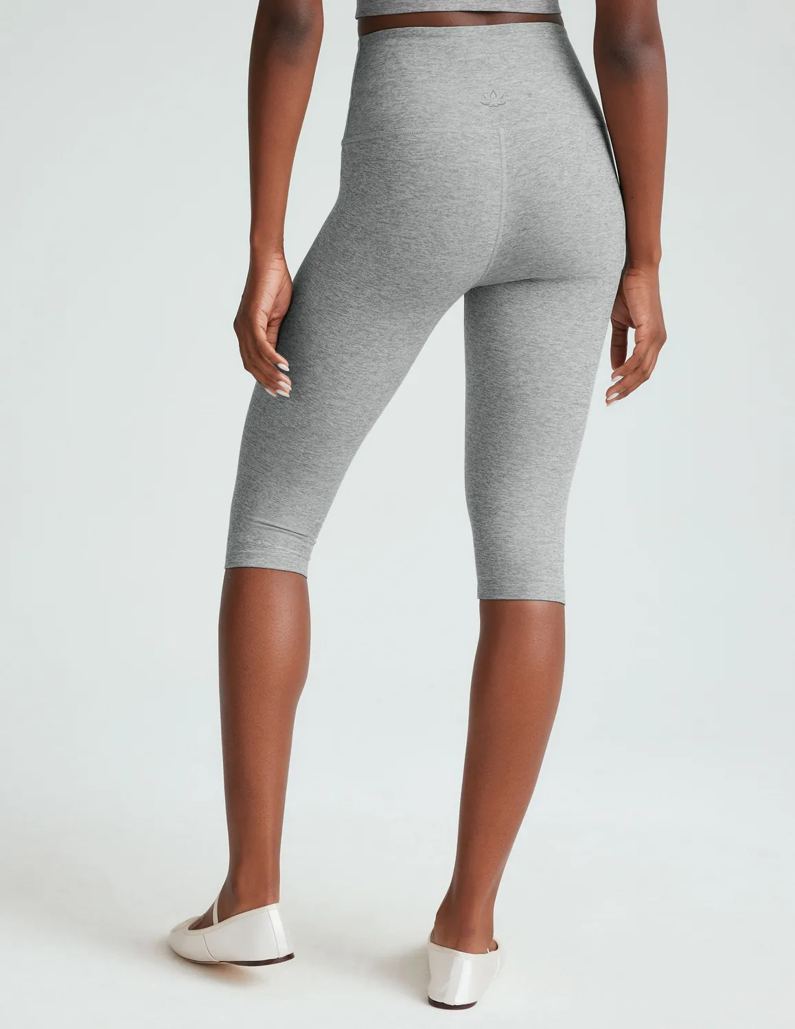 Beyond Yoga Spacedye Pedal Pusher leggings silver mist croppad
