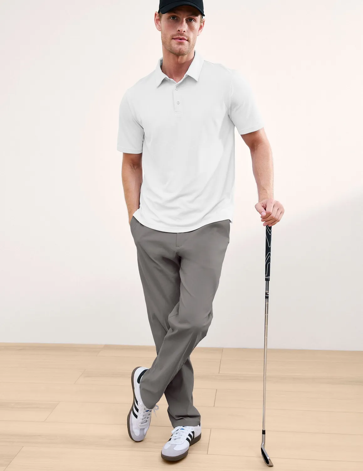 Beyond Yoga Element Chino 30" chinos lunar gray stretch