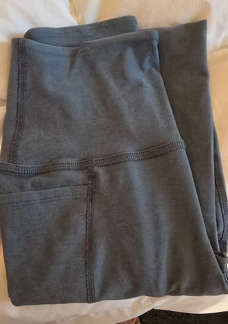 Beyond Yoga Spacedye Out Of Pocket High Waisted Midi Legging Sunset Violet Heather