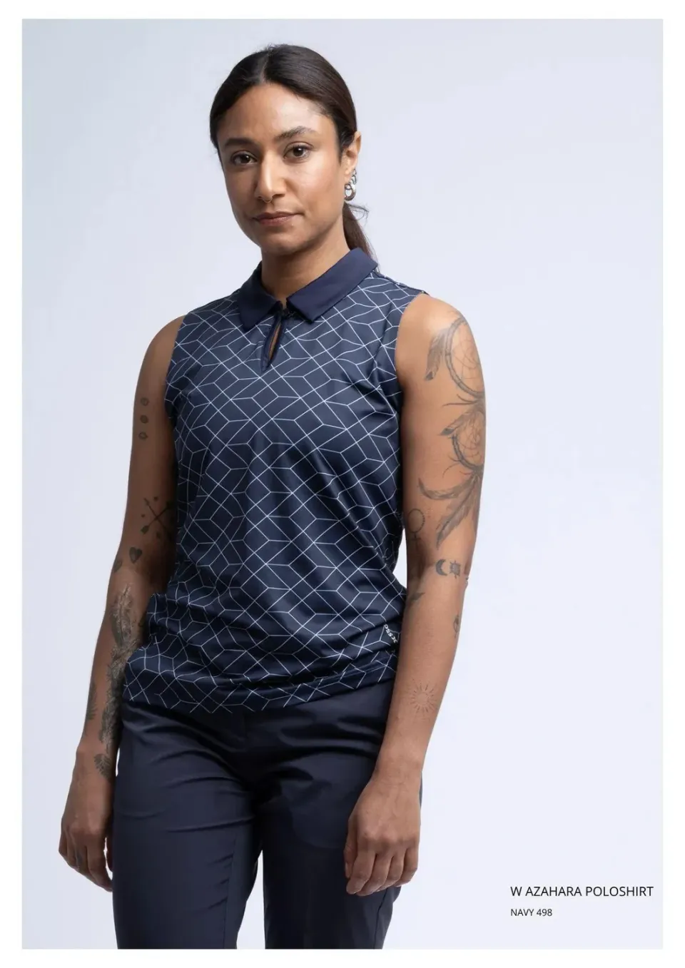 CROSS SPORTSWEAR Azahara pikétröja navy dam
