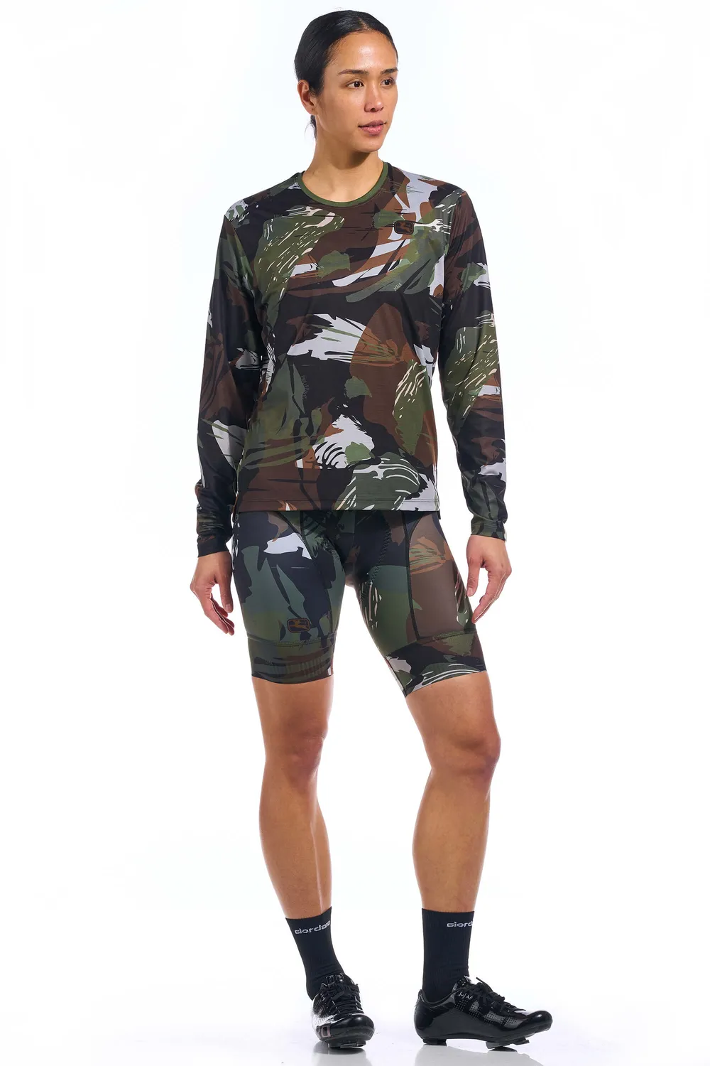 Giordana FR-C Brush Camo bibshorts dam svart