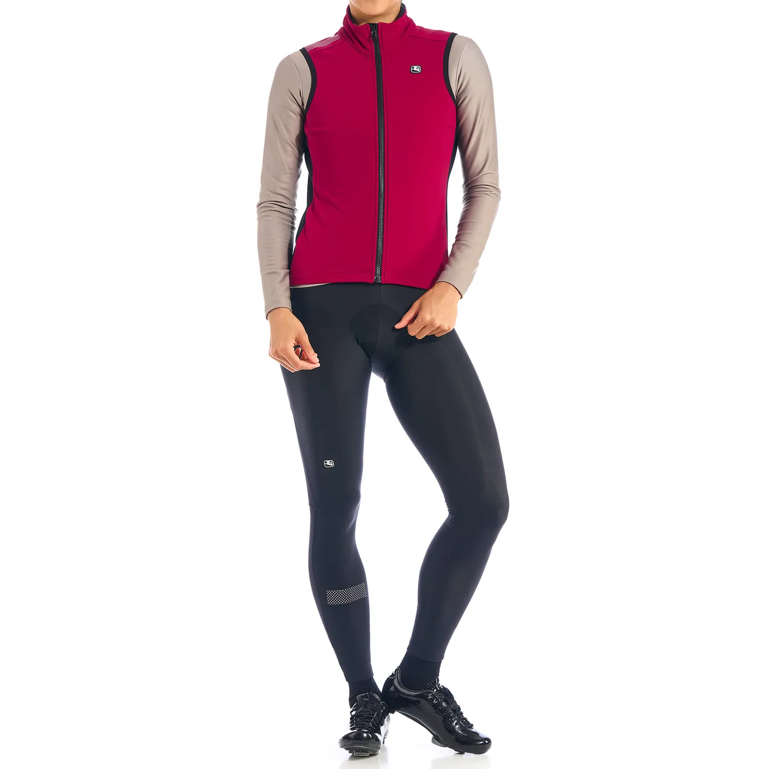 Giordana SilverLine Thermal cykelväst sangria vind