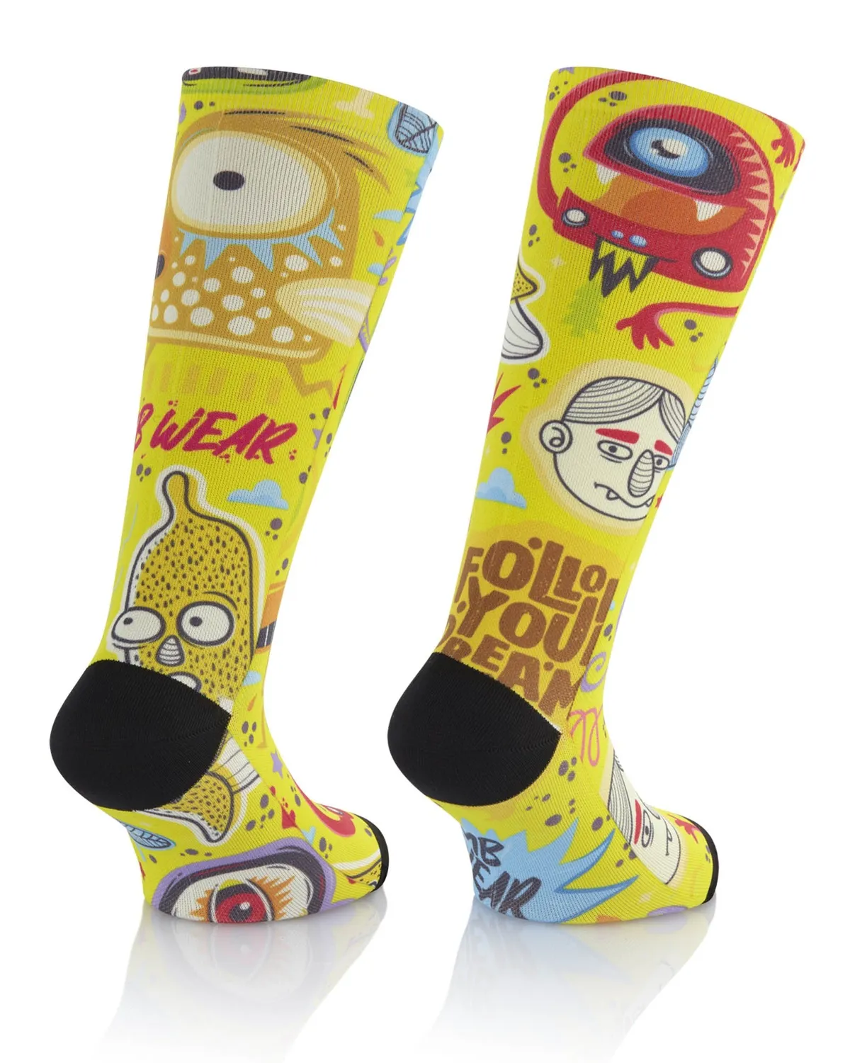 MB Wear Fun Ski Star Kids Cartoon skidstrumpor XS antibakteriella