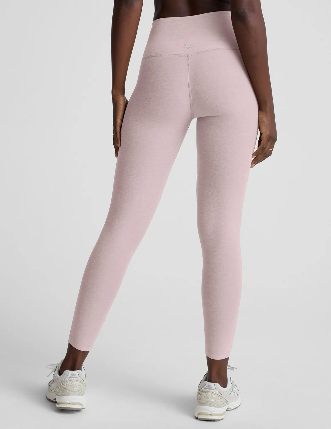 Beyond Yoga Spacedye Caught In The Midi träningstights Pale Pink Heather hög midja