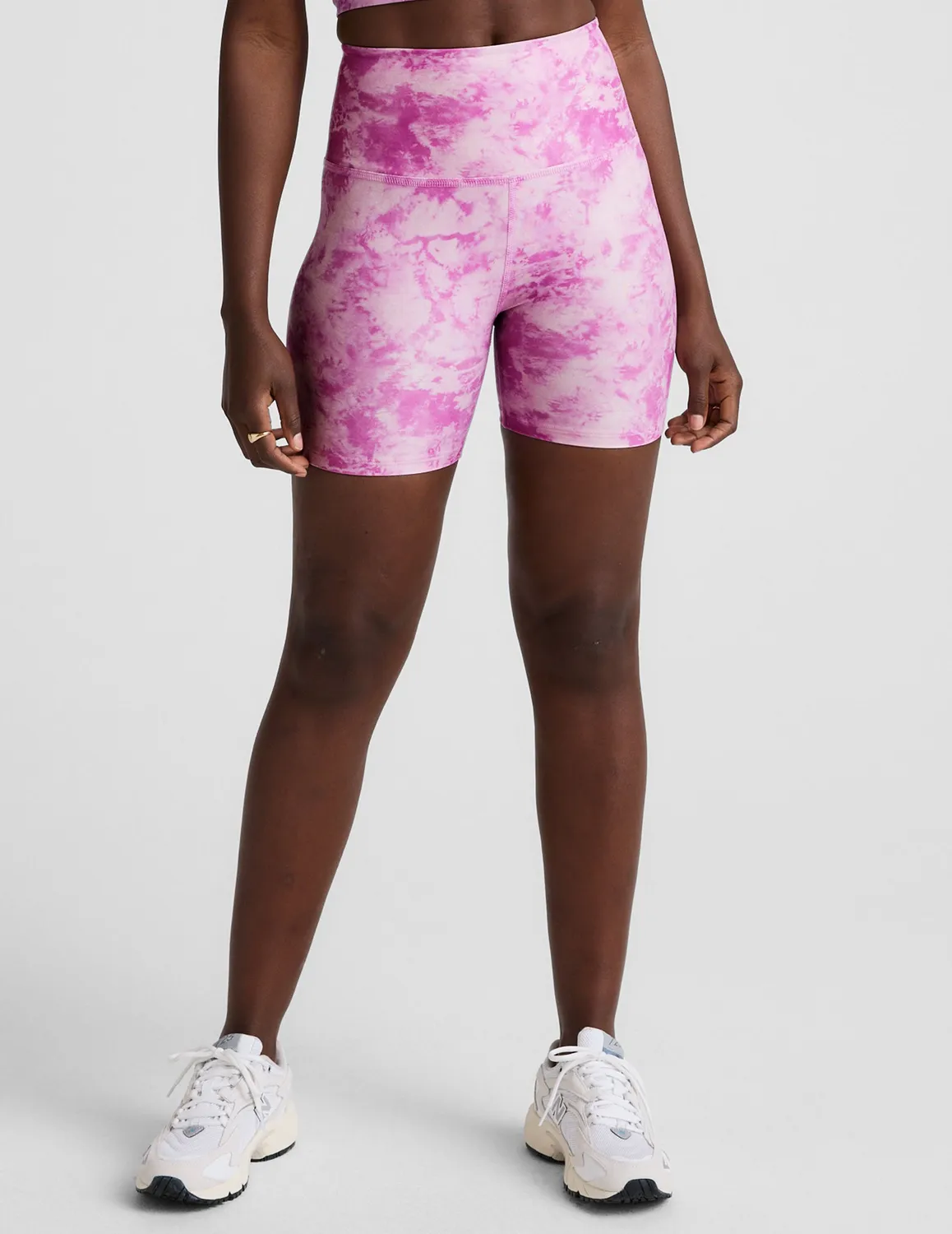 Beyond Yoga SoftMark Keep Pace Biker Short cykelshorts Sunset Violet