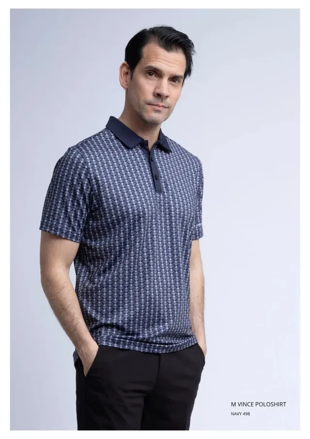 Cross Sportswear Vince pikétröja navy golf
