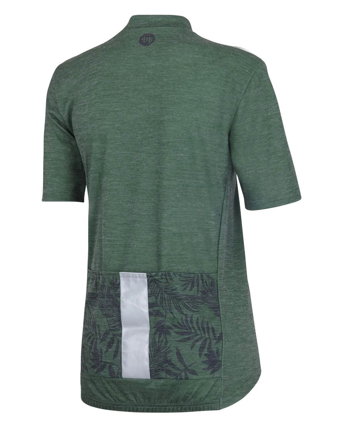 MB Wear Gravel Nature Green Leaf cykeltröja kort ärm