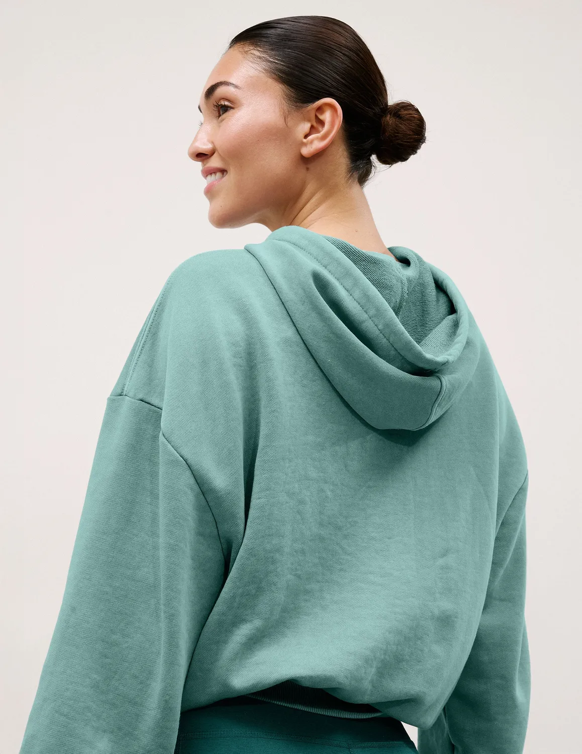 Beyond Yoga Fade Out Full Zip Hoodie hoodie grön avslappnad