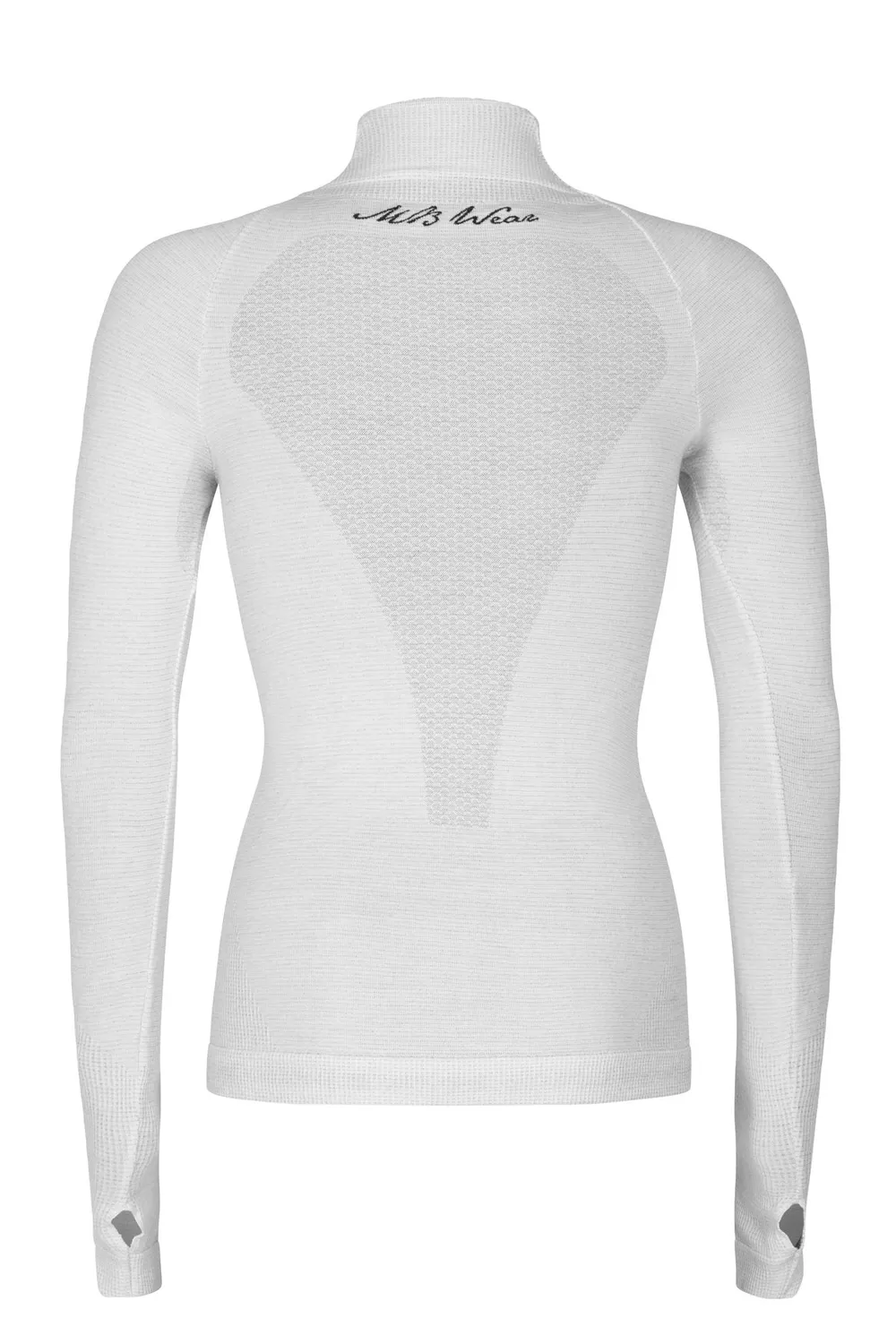MB Wear Luxury Silver Winter undertröja vit ull silver