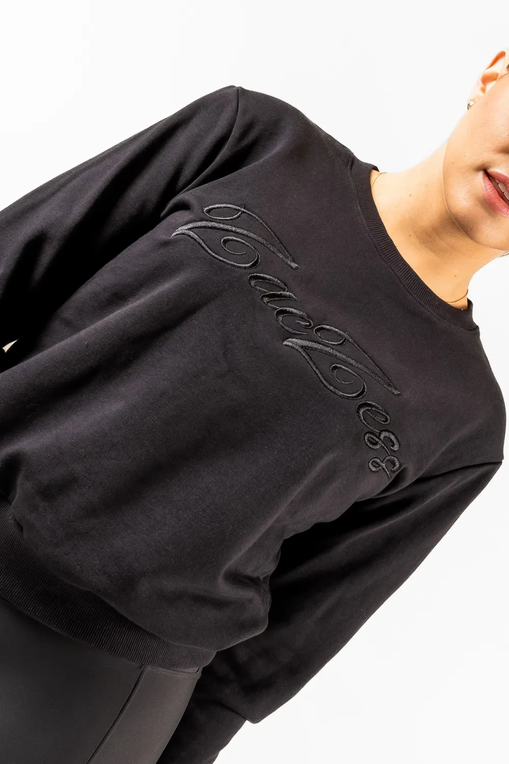 ZacZess Sweatshirt Black sweatshirt svart mjuk