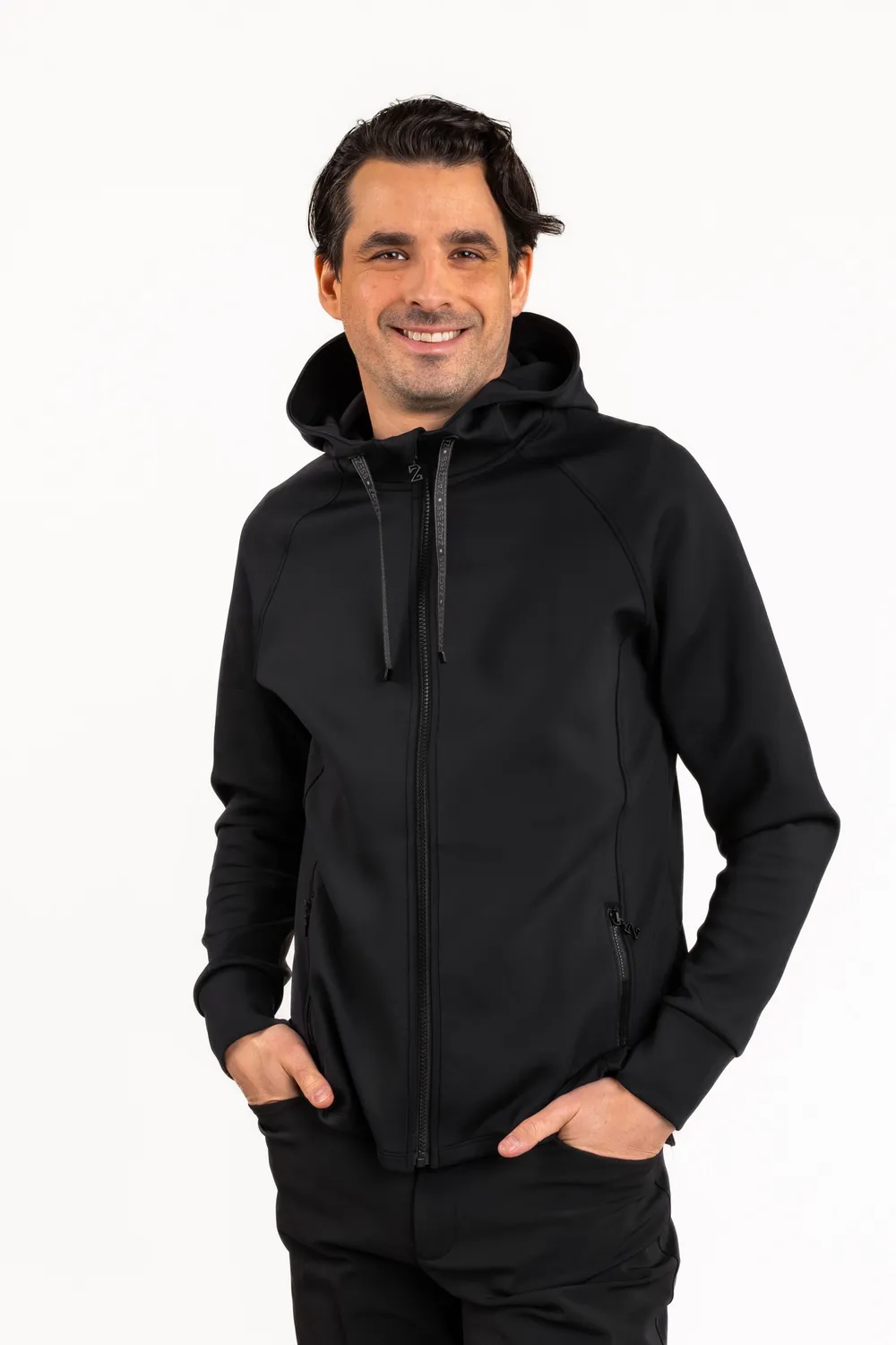 ZacZess Hudson hoodie herr svart