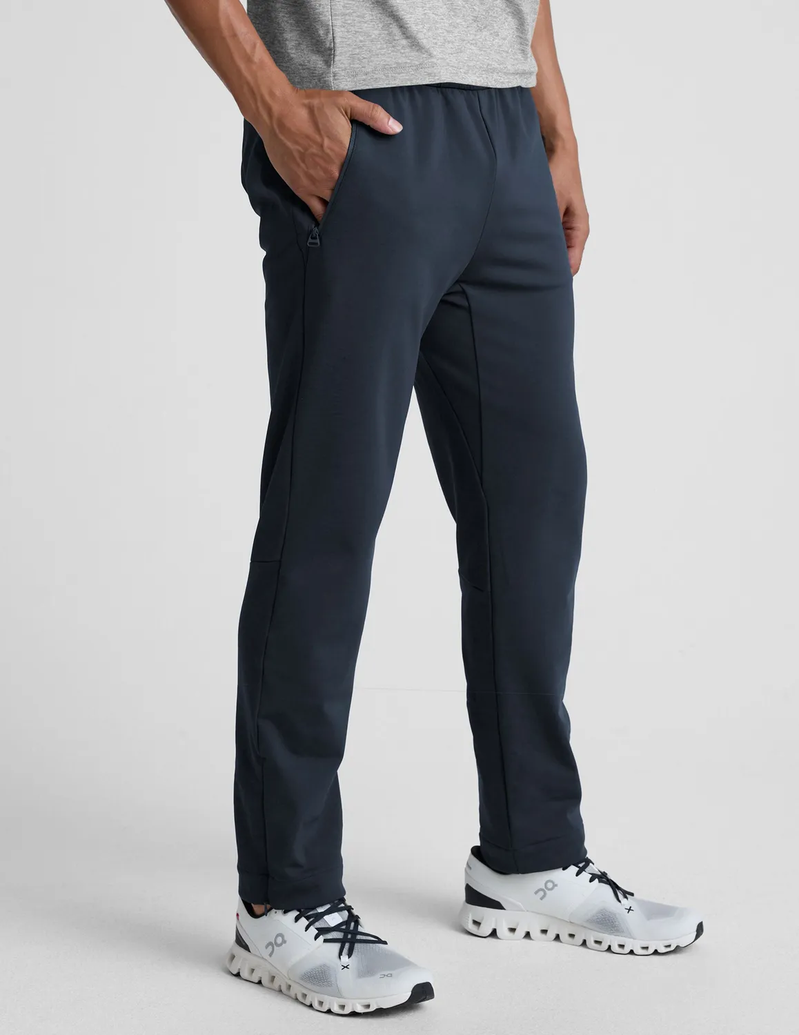 Beyond Yoga Pacer Fleece-Backed Pant träningsbyxor nocturnal navy fleece