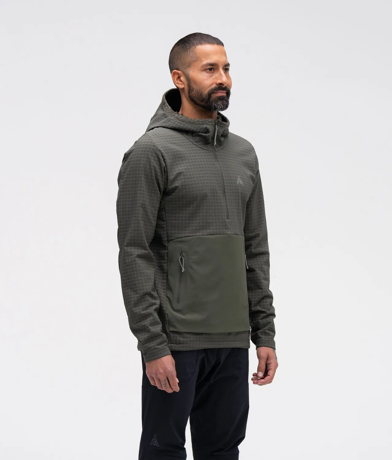 7MESH Chilco Anorak huvtröja Dark Shadow