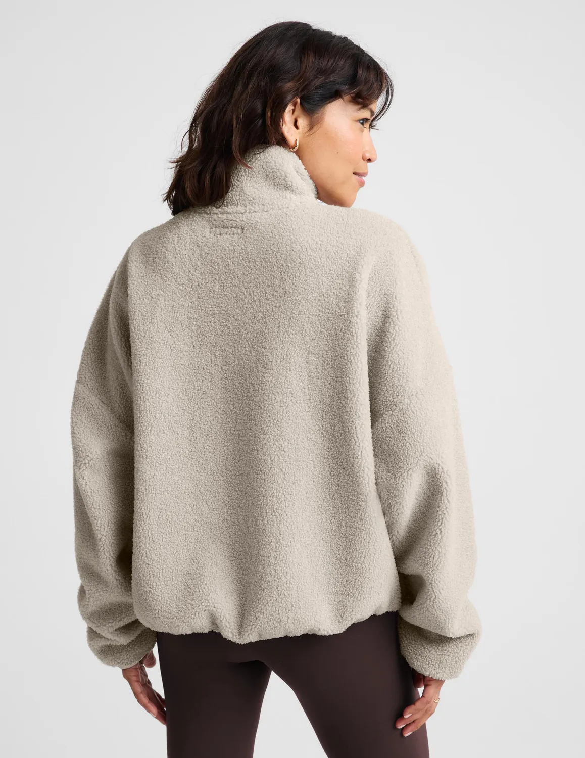 Beyond Yoga Unity Zip Jacket fleecetröja Riverbed boucle