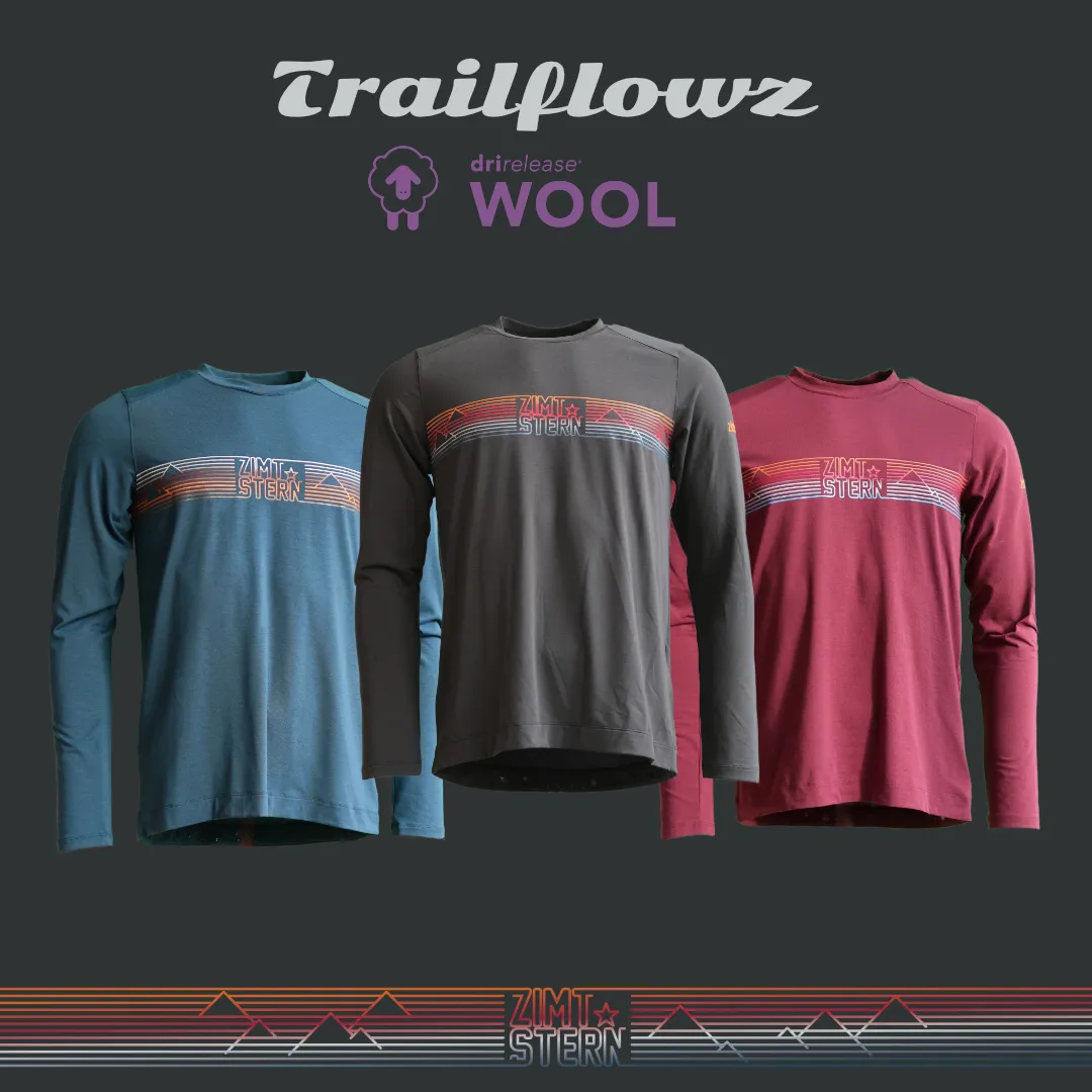 Zimtstern TrailFlowz Shirt LS cykeltröja herr merino