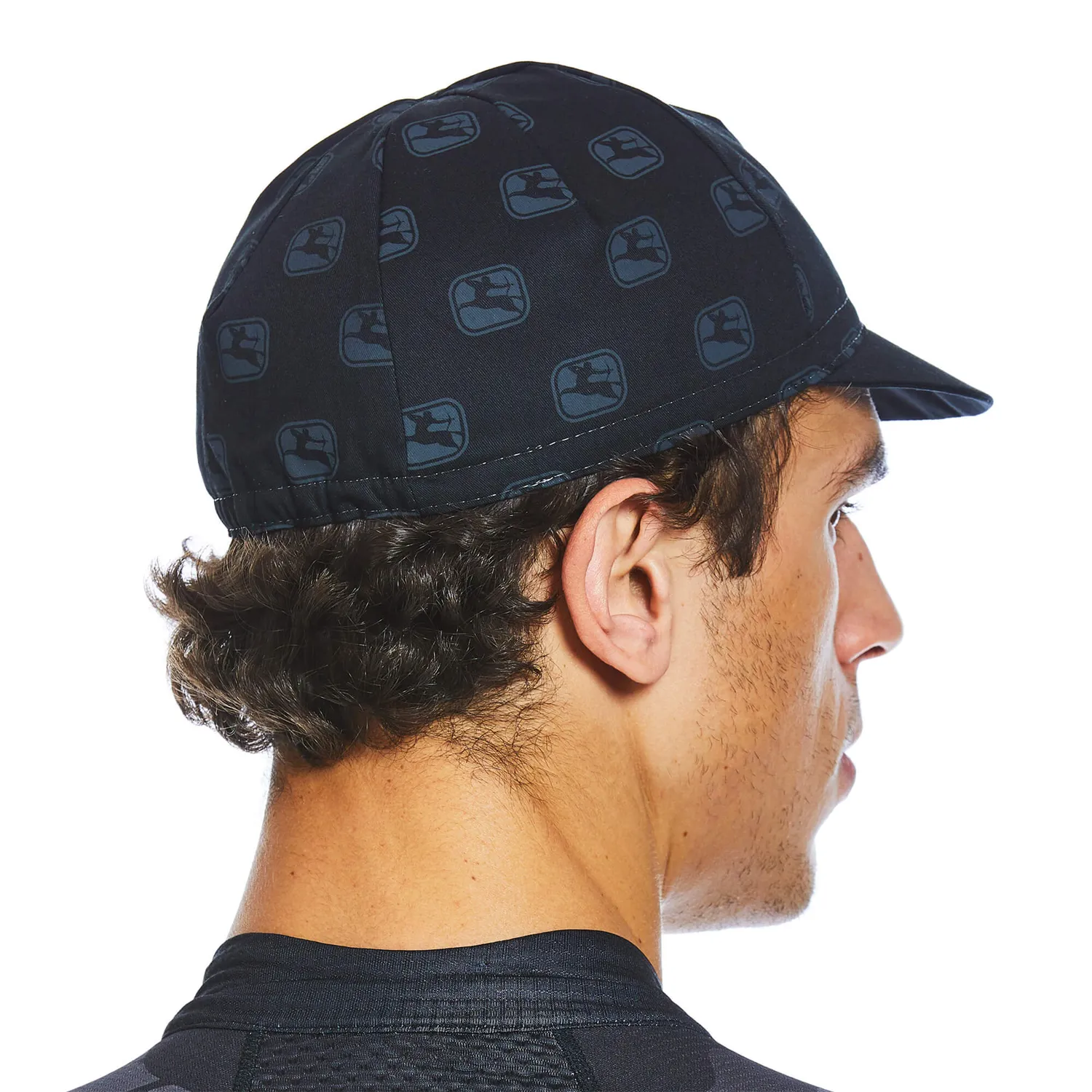 Giordana Sagittarius cykelkeps svart bomullsmix