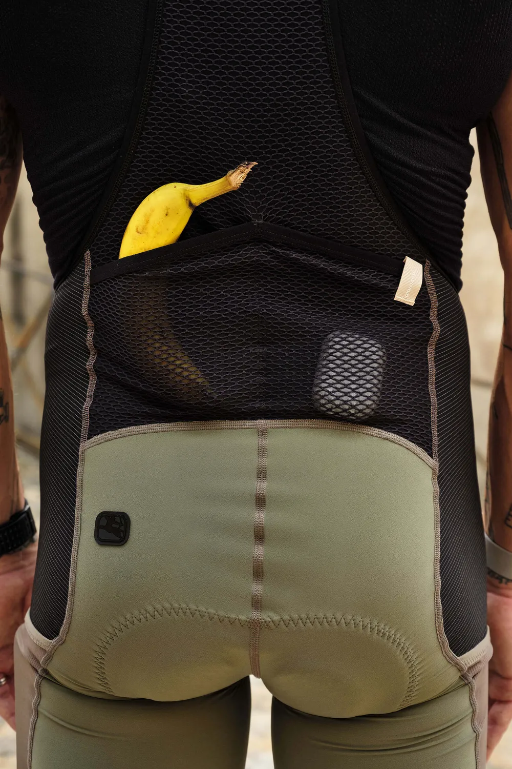 Giordana Beyond Gravel Cargo Bib Short svart slitstark