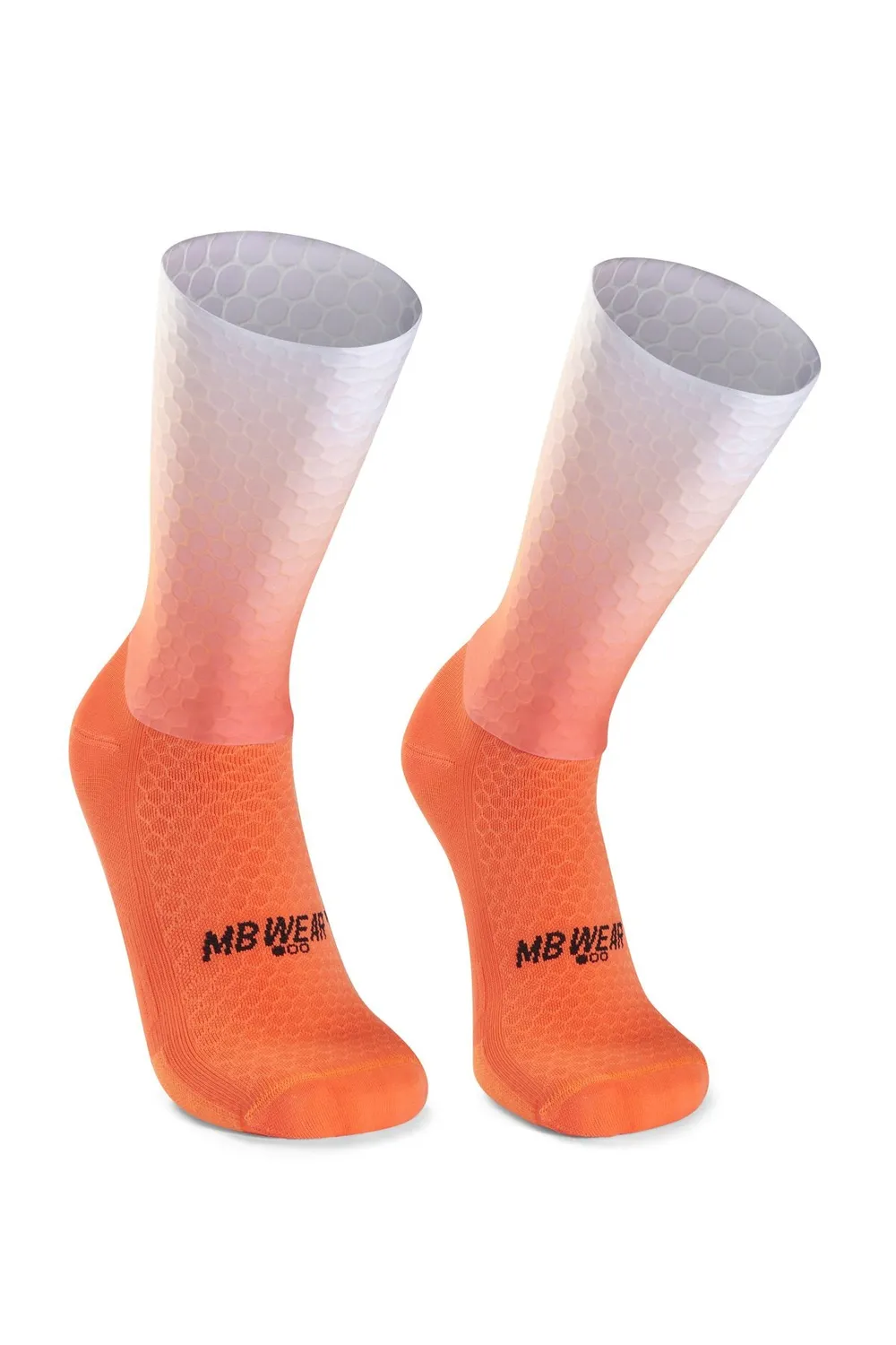 MB Wear Aero Race Cykelstrumpor White L/XL H21 aero