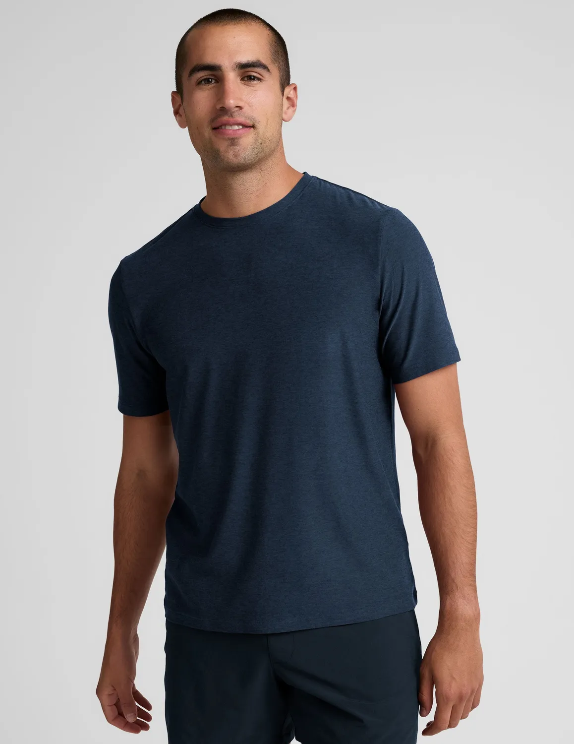 Beyond Yoga Always Beyond Crew t-shirt herr Nocturnal Navy