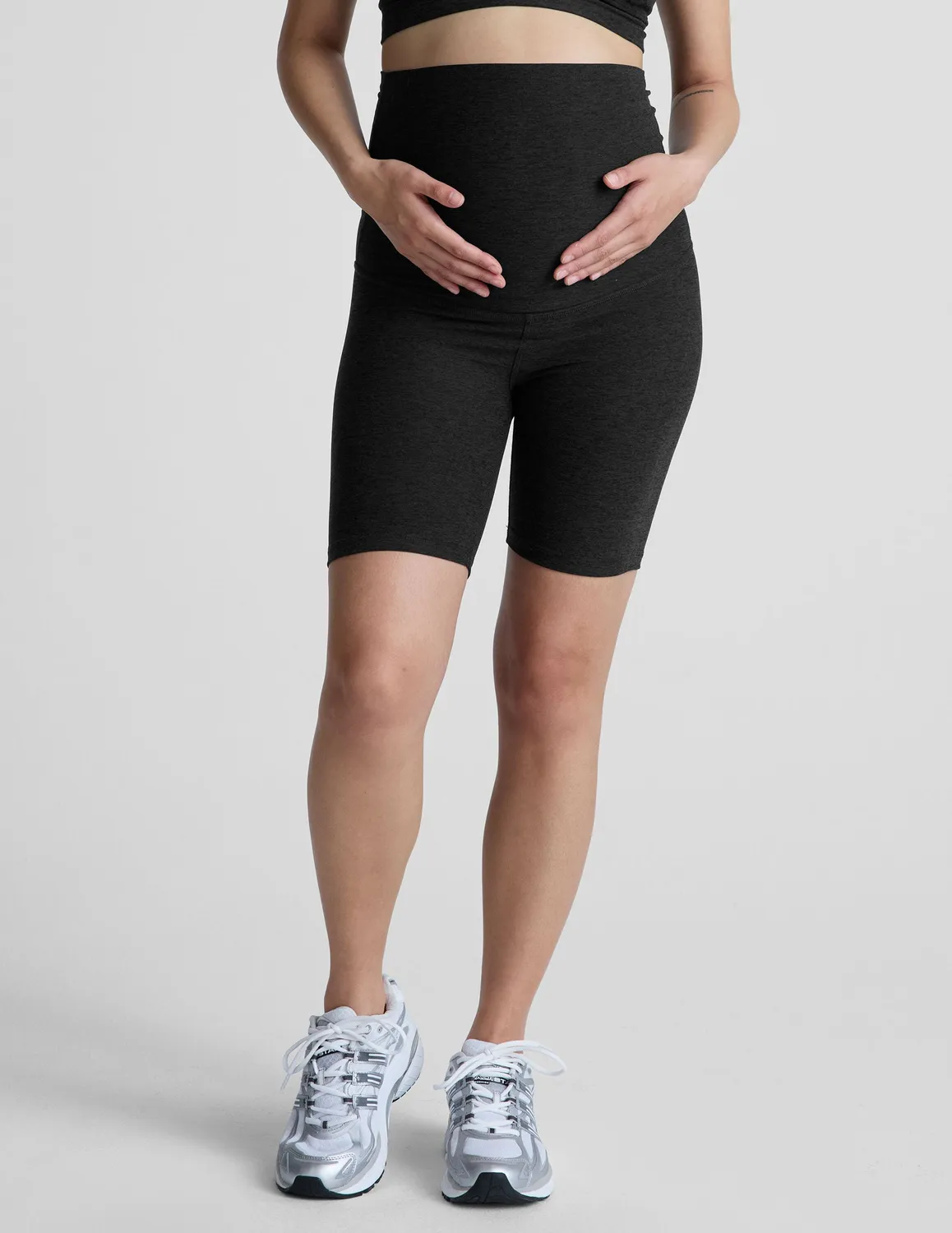 Beyond Yoga Spacedye Cruiser Maternity cykelbyxa Darkest Night