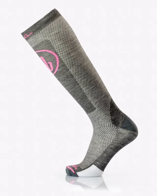 MB Wear Pro Race skidstrumpor M 39-42 grey pink