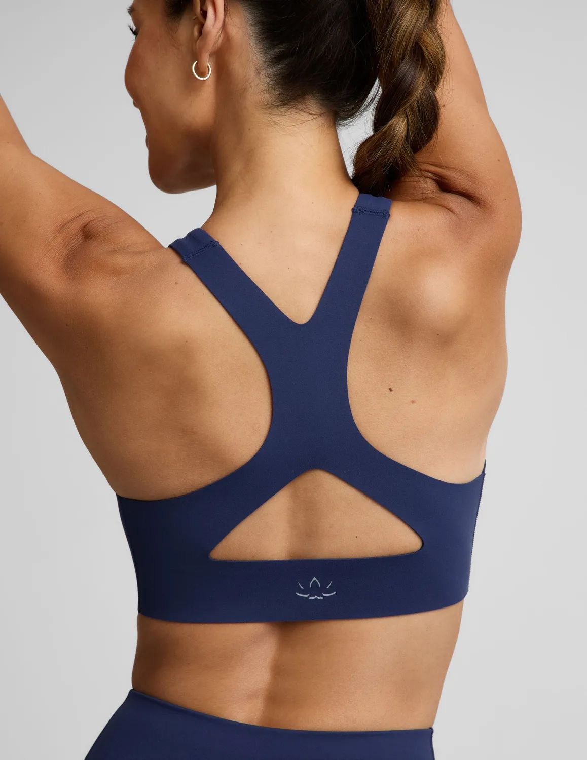 Beyond Yoga Glowzone Medium Impact sport-bh Deep Ocean medelstöd