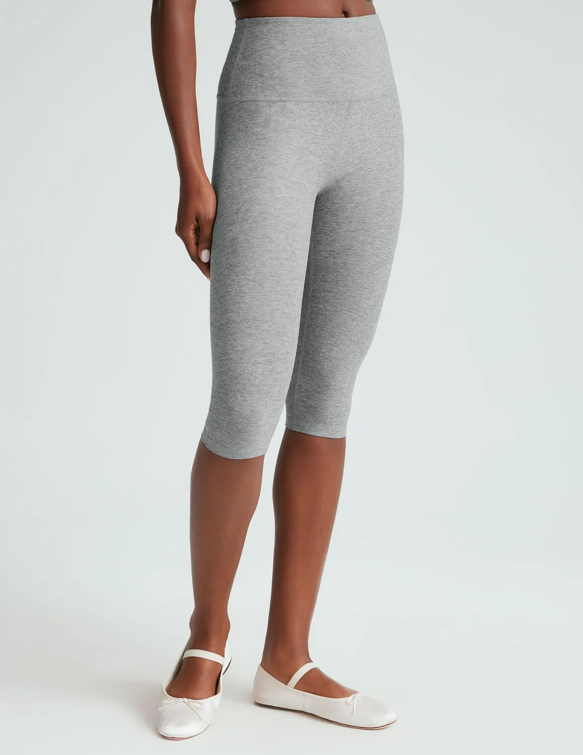 Beyond Yoga Spacedye Pedal Pusher leggings silver mist croppad