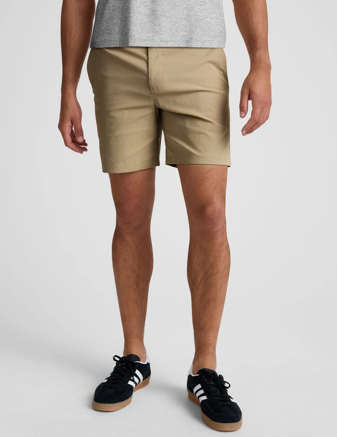 Beyond Yoga Element Chino Short 7" shorts herr Tan bomull