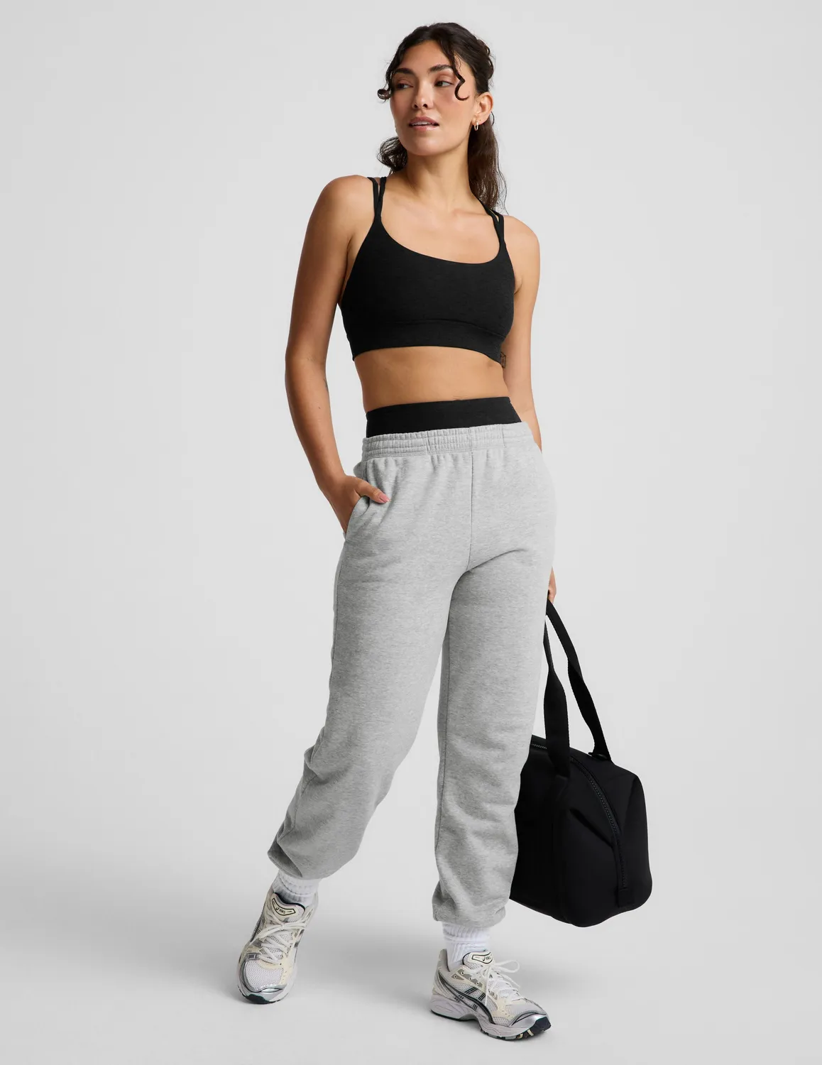 Beyond Yoga Spacedye Back To It Strappy sportbh Darkest Night mjuk