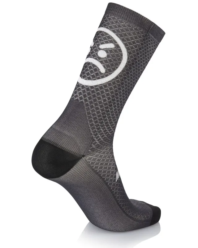 MB Wear Smile Fun Smile Evo cykelstrumpor grå S-M ventilerande